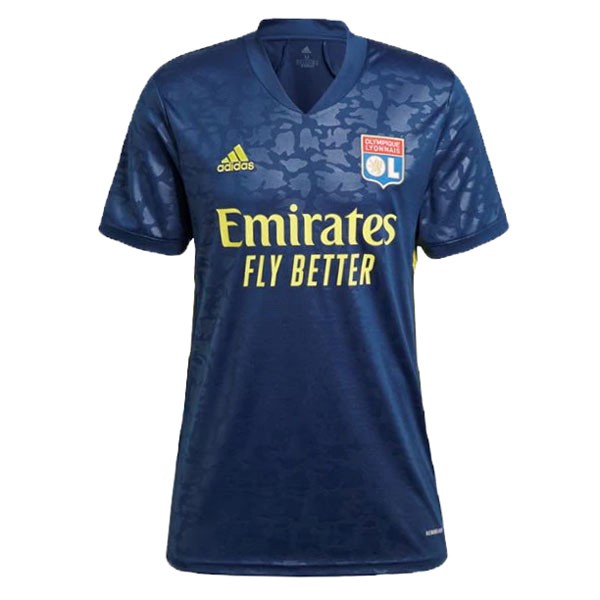 Camiseta Lyon 3ª Mujer 2020 2021 Azul